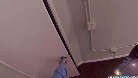 Секс с развратной шлюшкой в чулочках