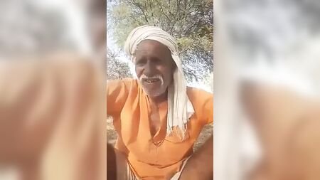 Uncut indian old guy