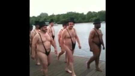 Older Men in Thong Swimsuits