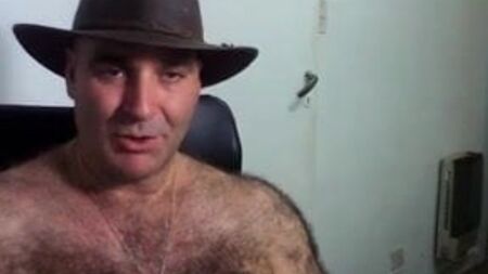 Hairy men on webcam