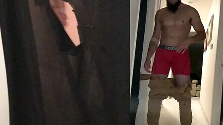 straight guy gets blow job from a crossdresser