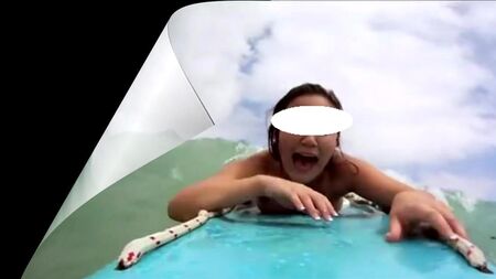 My wife's bikini fell off while she was swimming.