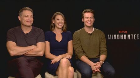 ANNA TORV ♡ Jonathan Groff and Holt McCallany MINDHUNTER Netflix (Collider Interview)
