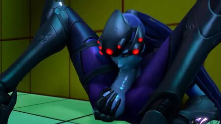 futa Widowmaker selfsuck