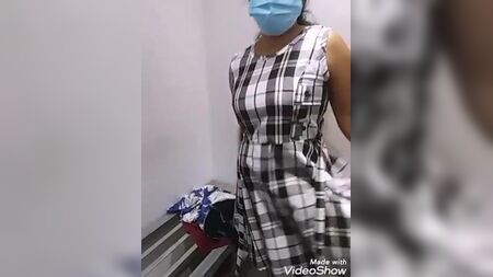 wife at fit on room nugegoda