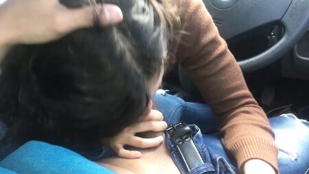 My first blowjob in the car. I was nervous