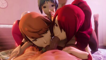 Persona 3 FFFM Foursome (Animation With Sound)