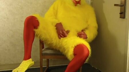 Chicken COSTUME in Chair