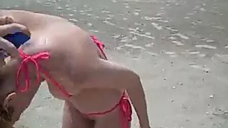 Bethanie Skye In A Bikini That Doesn't Cover Her Pussy!