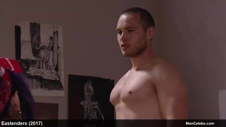 Male Celebrity Danny Walters Posing Nude For Painteres