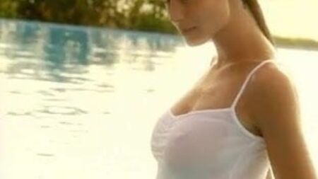 Heidi Klum see-through photoshoot at the beach