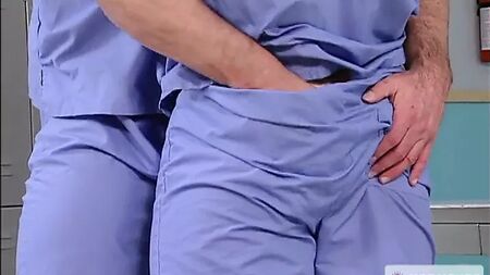 Muscle doctor's fucking during break