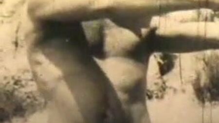 Male Nudist Keeps Fit