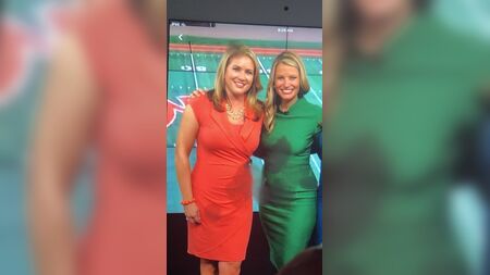 WOODTV Emily Linnert and Teresa Weakley take cumshot