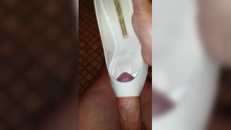 fucking high heel buffalo peeptoe pumps of a friends gf