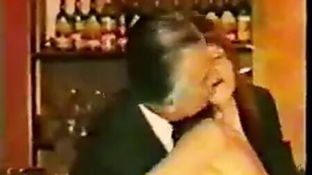 Older Men In Suits Get Teased By Mature Bar Maid Wear-Tweed