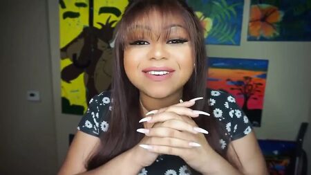 Busty exotic Youtuber shows how to change nipple piercings