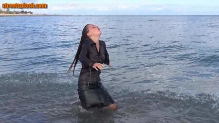 mostwam alice leather skirt heels