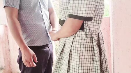 Indian college girl hard fucking in outdoor