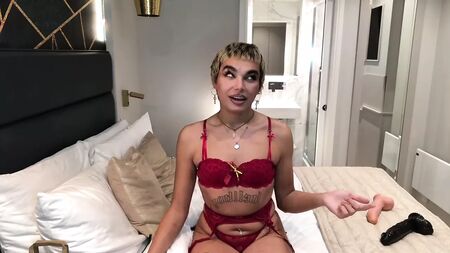 Angel jules x - Czech Femboy Takes 13inch Dick and Cum