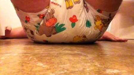 Filling my Soaked Rearz Safari Diaper