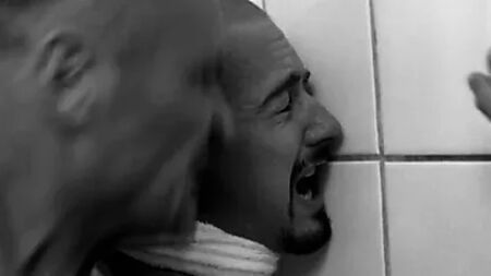 mainstream movie struggle scene - American History X