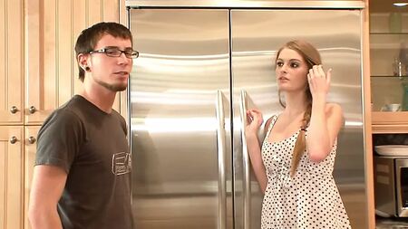 Gorgeous redhead will do anything to become the best pornstar ever