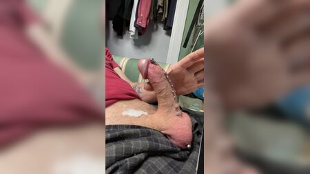 jacobs ladder penis cock piercings cum