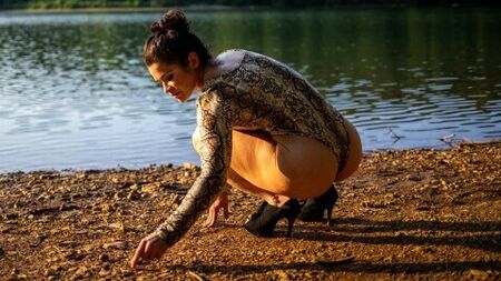 4K - Thong Bodysuit at the Beach