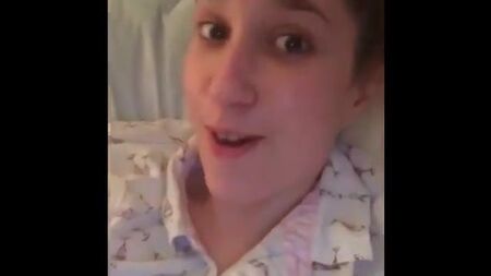 Amateur girl filming her farts