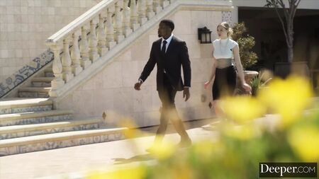 Deeper. Innocent Amber has intense fiery affair with boss