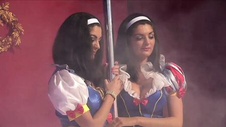 Kit Lee and Kat Lee each fuck with a cock of their own