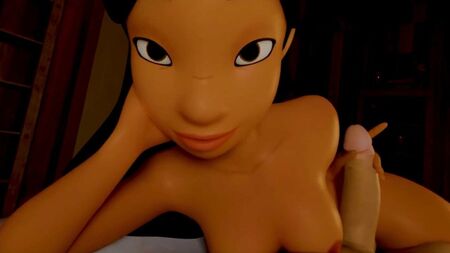 Nani Gives You a Footjob - Lilo and Stitch