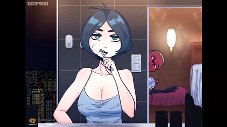 GIRL GETS TIME STOPPED BRUSH - DERPIXON