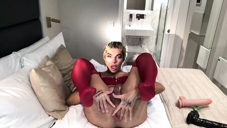 Czech Femboy Takes inch Dick and Cums on Face Angel Jul