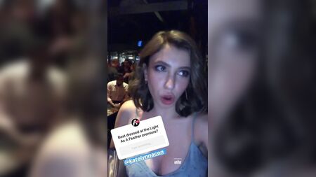 Katelyn Nacon cleavage selfie