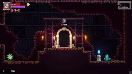 Scarlet Maiden Hentai game PornPlay Ep.3 hot standing creampie in the mask dungeon and BDSM fuck machines