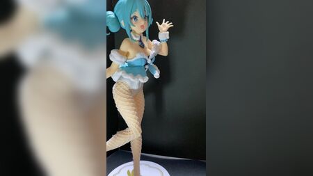 Figure bukkake hatsune miku white bunny 01