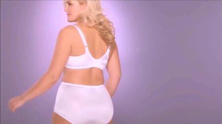 Plus-Size Panty Model