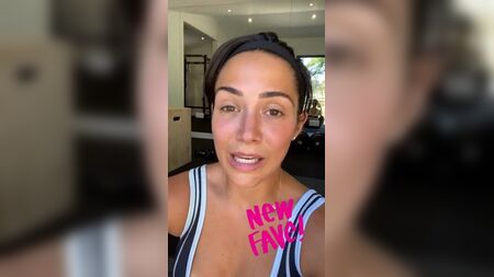 Frankie Bridge has a sore bum after a workout