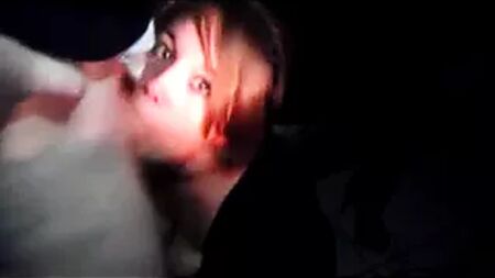 Slut sucks off and deepthroats stranger