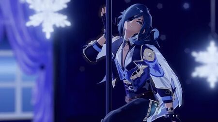Kaeya pole dance