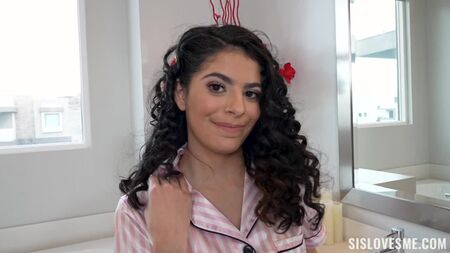 SisLovesMe TeamSkeet Angel Gostosa - We Finish What We Start Black Hair, Blowjob, Cowgirl, Cum In Hair