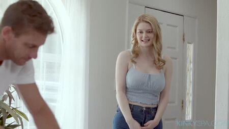 Bunny Colby - KinkySpa - Bunny Colby gets a special spa day she never imagined ## massage blonde big tits