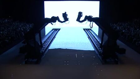 Alexander McQueen's show at the Paris Fashion Week in October 2009