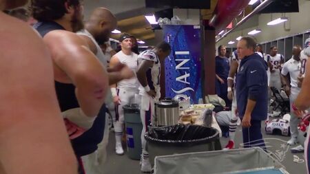 Patriots Micd Up Locker Room Celebration vs Buccaneers - Week 5 (2017)