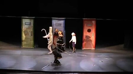 Cosplay Girls: [Oni no Yoru 2013] Косплей сценка TJ - Кроссовер (No. 6, Karneval, Magi, Vocaloids, Soul Eater, Shingeki no Kyojin, Silent Hill, Fort Boyard) - "The Game"