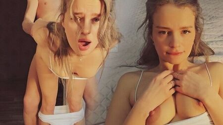 Утренняя тренировка киски сводной сестры