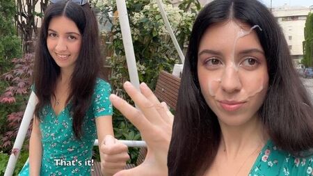 Немного испачкал личико