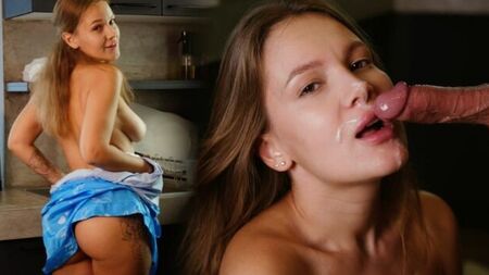 Немного в ротик не попал